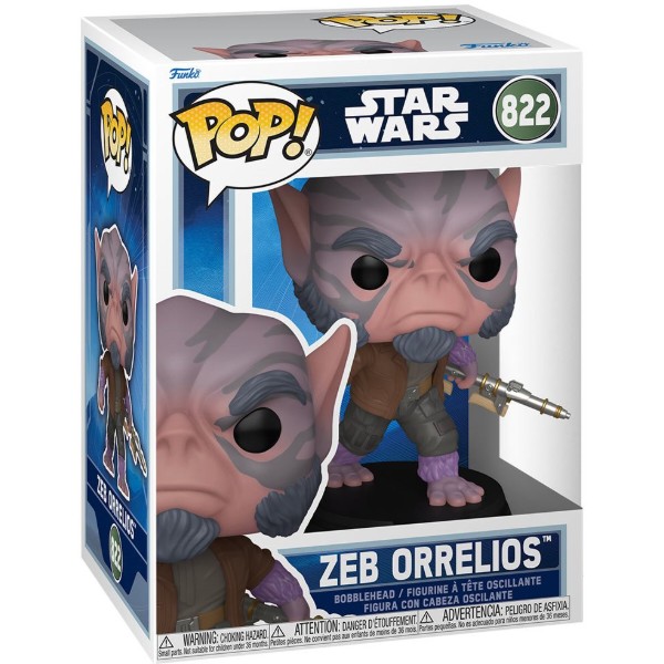 Фото - Колекційна фігурка FUNKO POP Star Wars: Mandalorian&Grogu - Zeb Orrelios (889698904506)